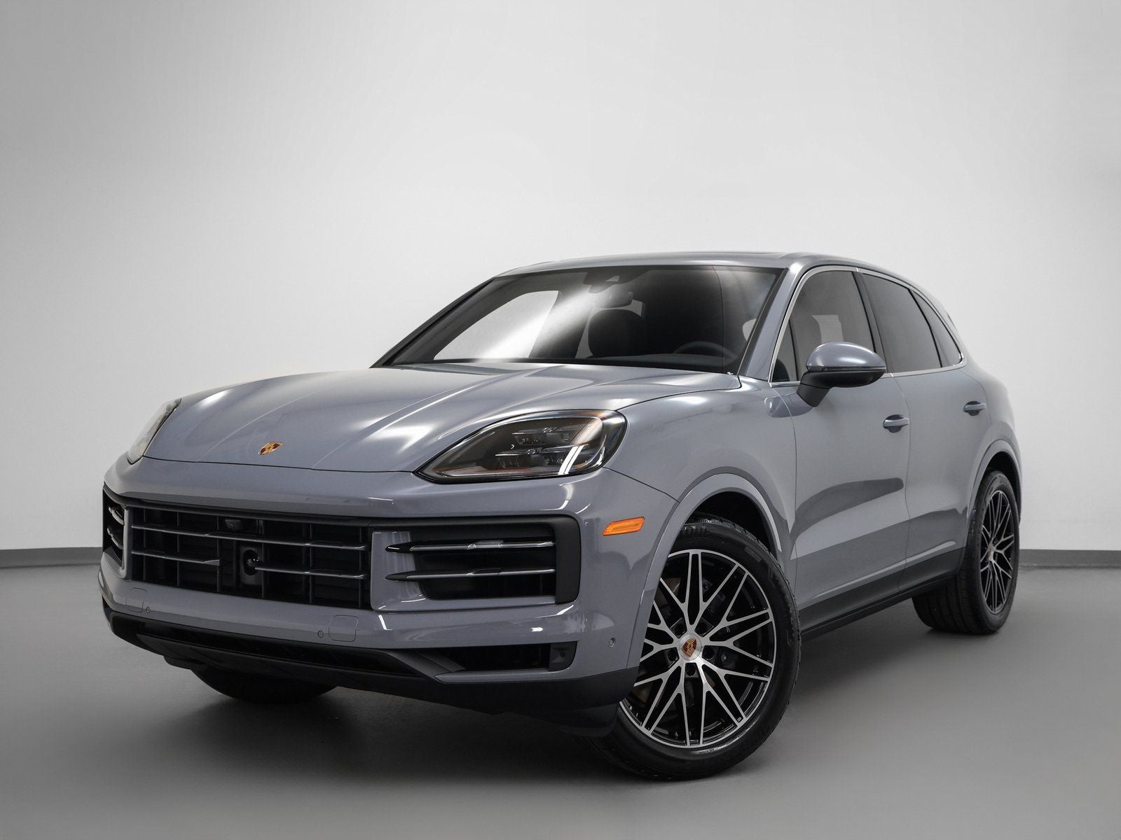 2026 Porsche Cayenne Cayenne in Arctic Grey — front three-quarter view